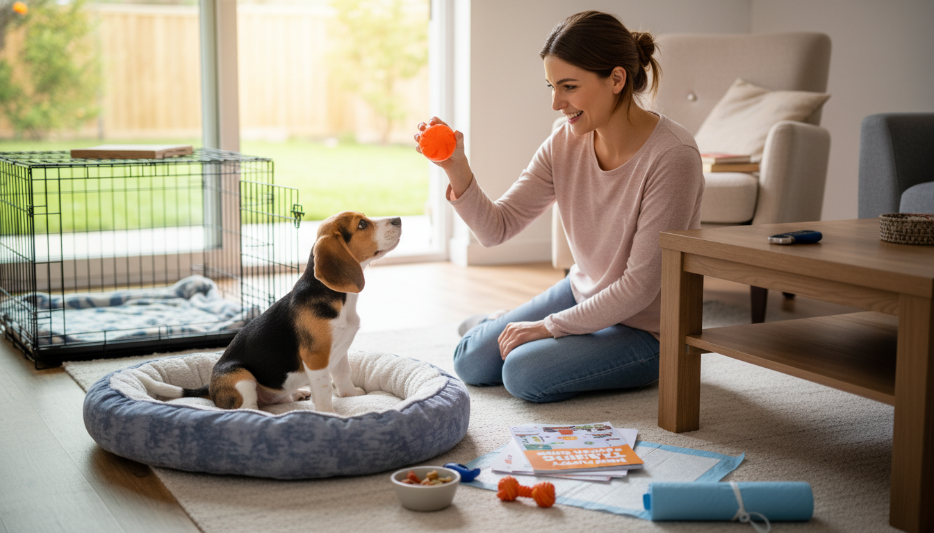 4-Week Puppy Training Routine: Potty, Cues, Socialization