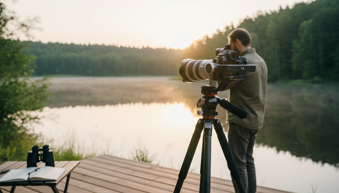Hydraulic Gimbal Ball Head: Smooth Tracking, No Lens Droop