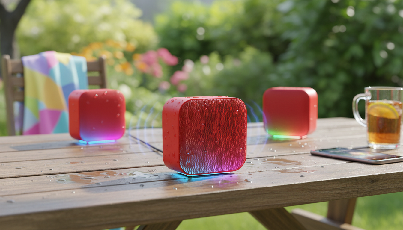 Portable Waterproof Bluetooth Speaker: TWS Stereo + RGB