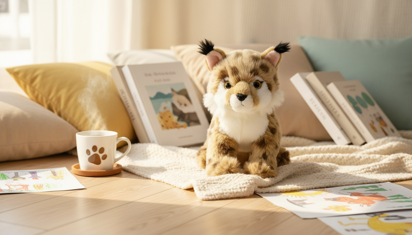 10-Inch Ultra-Soft Yellow Leopard Plush (Anime Cute)