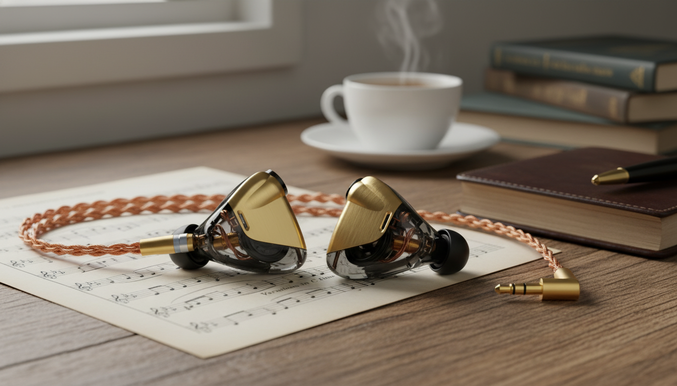 Gold-Plated Dual-Cavity IEMs: Dynamic Driver + Copper