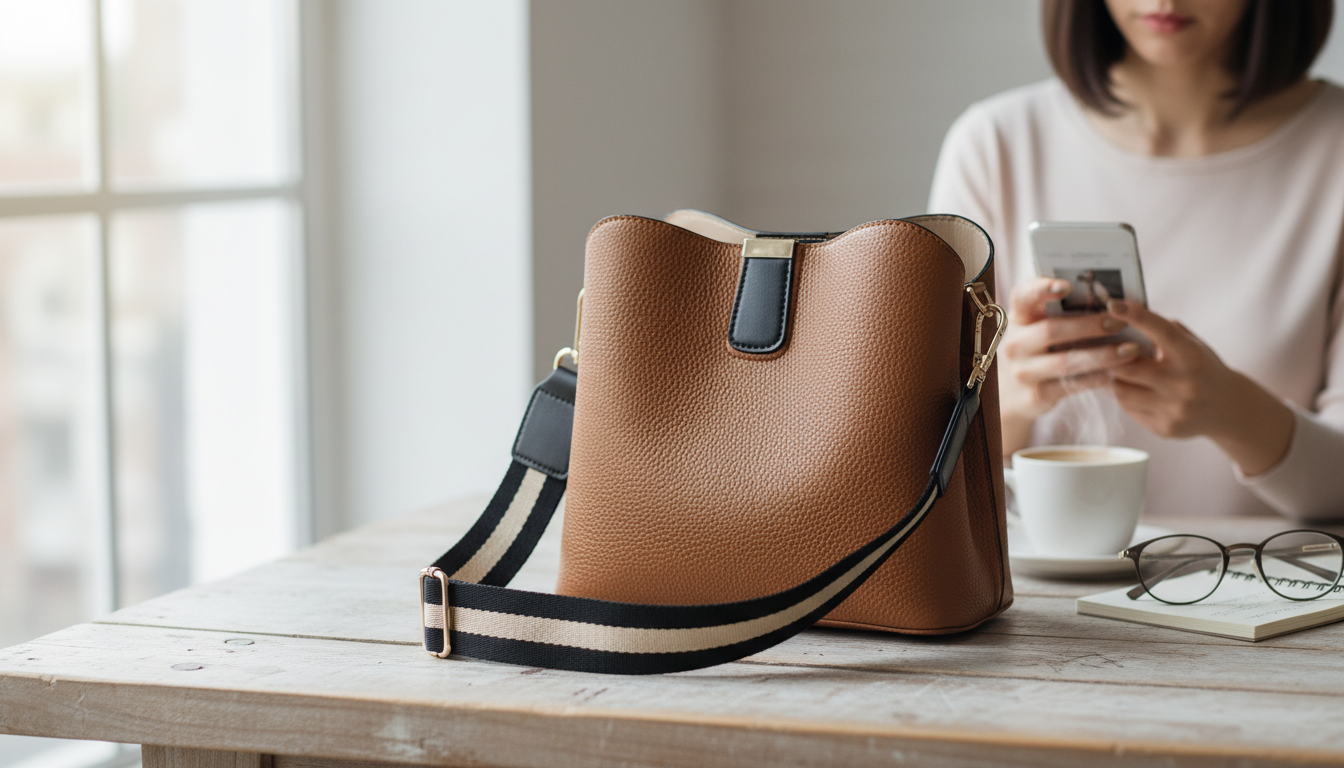 Retro PU Leather Bucket Bag: Shoulder or Crossbody Daily
