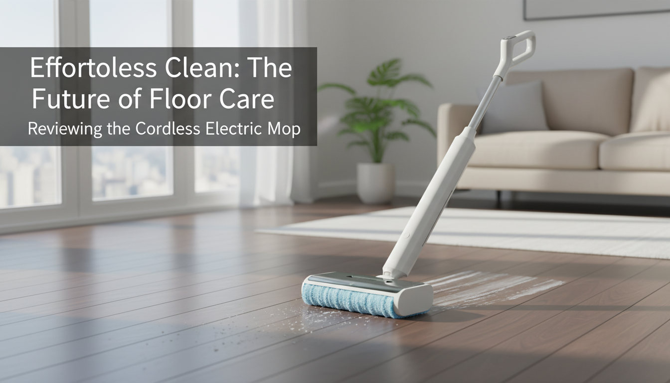 Smart Cordless Wet/Dry Vacuum Mop: Clean Faster Daily